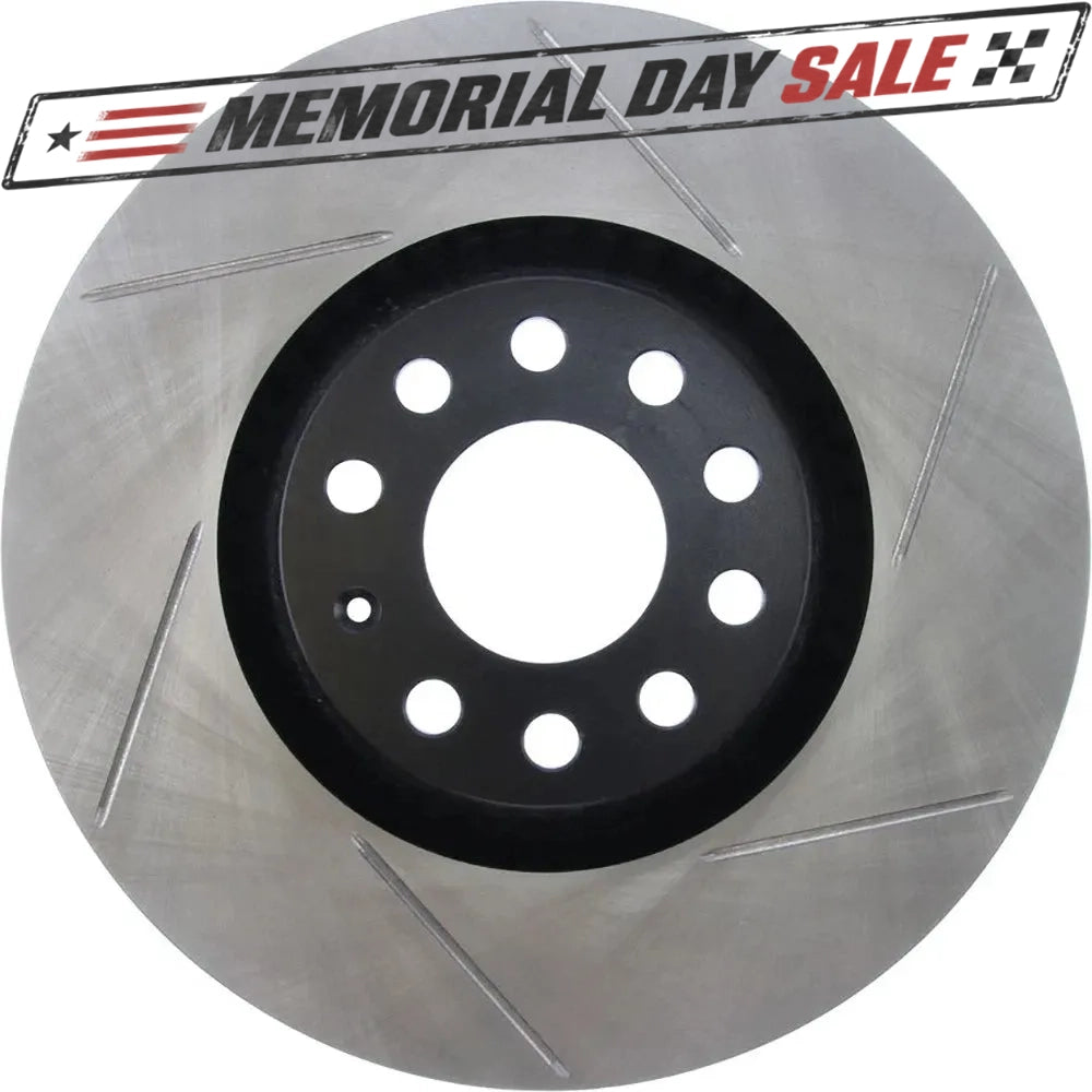 StopTech 126.33096SL Front Left Slotted Brake Disc Rotor for 01-09 A4 / 98-04 A6