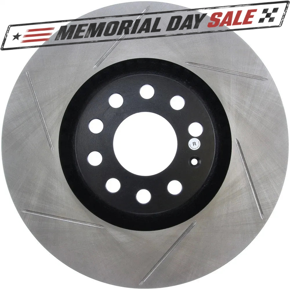 StopTech 126.33096SR Front Right Slotted Brake Rotor for 2001-09 A4 / 1998-04 A6