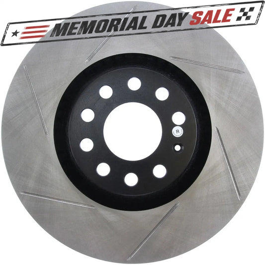 StopTech 126.33096SR Front Right Slotted Brake Rotor for 2001-09 A4 / 1998-04 A6