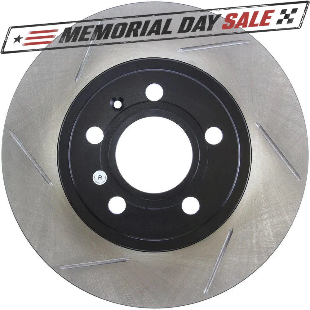 StopTech 126.33097SR Rear Right Slotted Brake Disc Rotor for 2001-2009 Audi A4