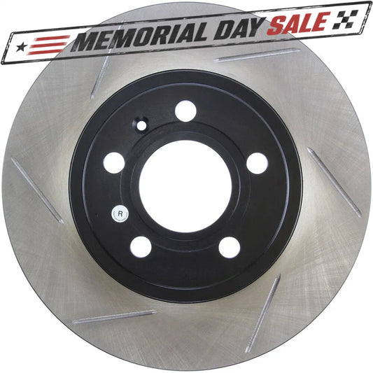 StopTech 126.33097SR Rear Right Slotted Brake Disc Rotor for 2001-2009 Audi A4