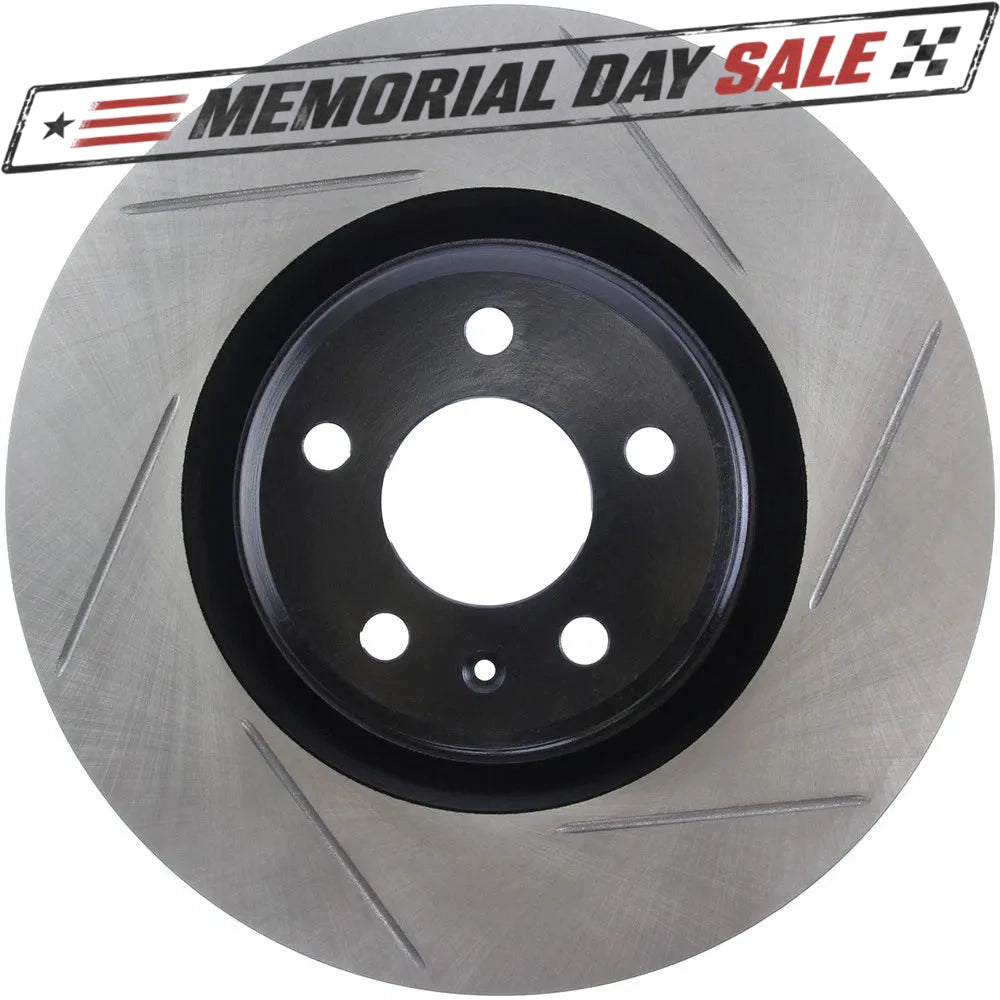 StopTech 126.33124SL Front Left Slotted Brake Rotor for 10-12 Audi S4 / 08-11 S5