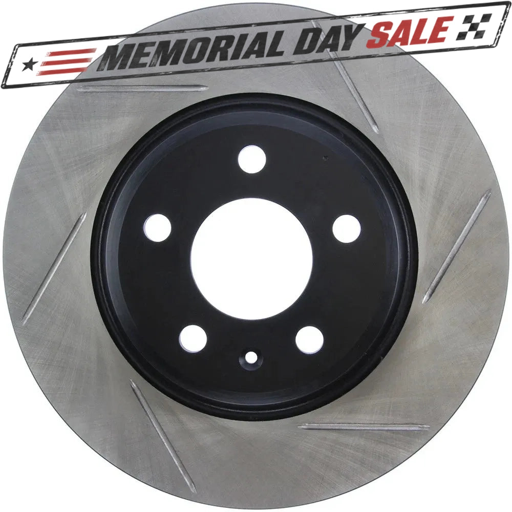 StopTech 126.33127SL Rear Left Slotted Brake Rotor for 09-19 Audi A4 / 09-17 Q5