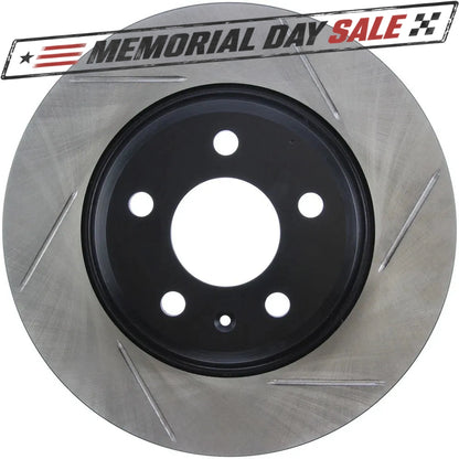 StopTech 126.33127SL Rear Left Slotted Brake Rotor for 09-19 Audi A4 / 09-17 Q5