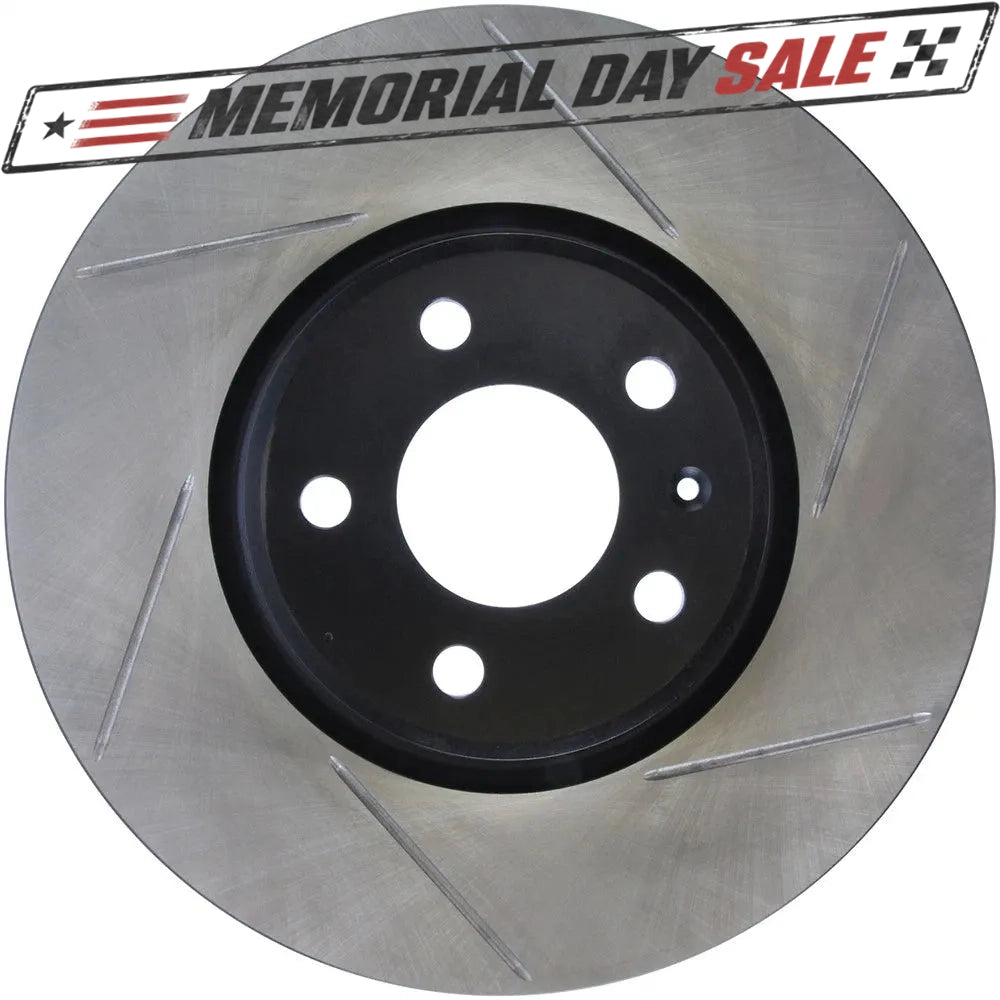 StopTech 126.33136SL Front Left Slotted Brake Rotor for 08-17 Audi A5 / 12-19 A6