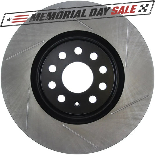 StopTech 126.33144SL Front Left Brake Disc Rotor for 12-17 VW CC / 15-19 Golf R