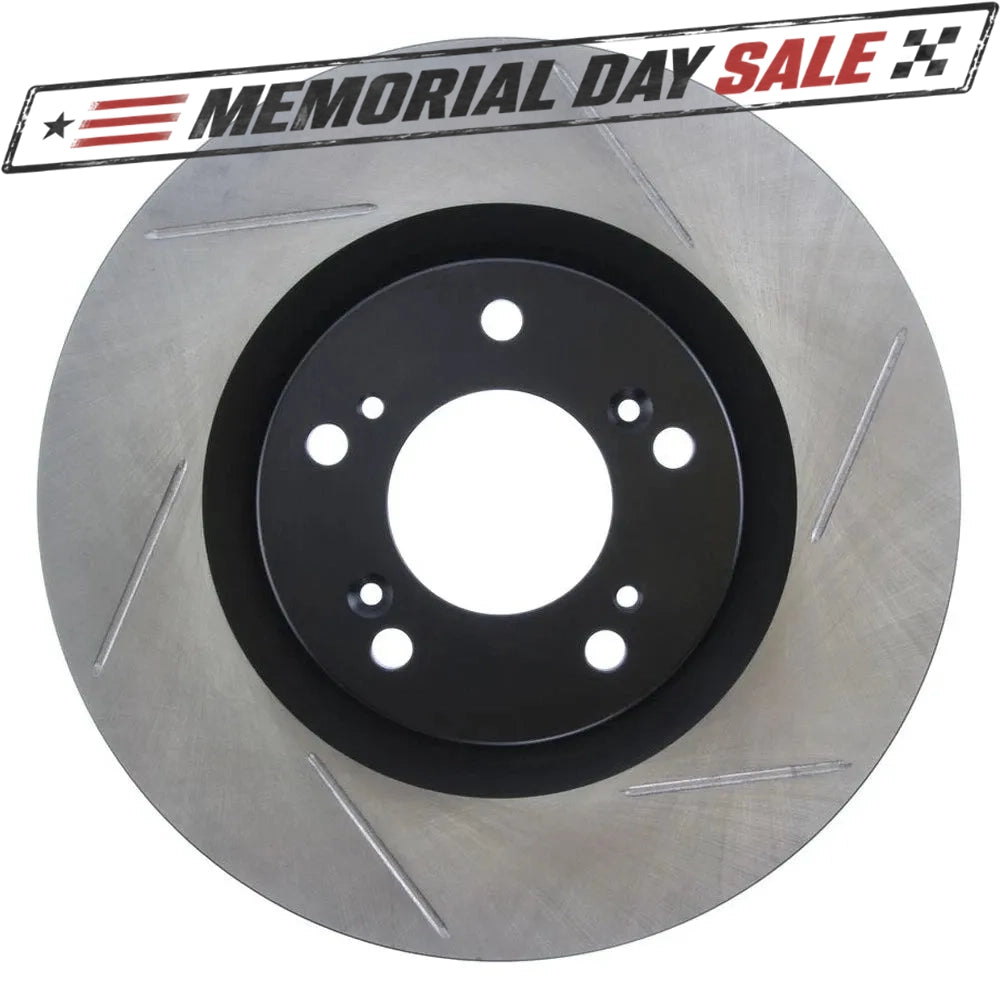 StopTech 126.40048CSL Front Left Slotted Disc Brake Rotor for 00-09 Honda S2000