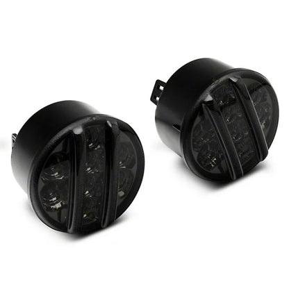 Raxiom 07-18 Jeep JK Axial Smoked LED Turn Signals | Jeep Wrangler JK (07-18) (J119943)