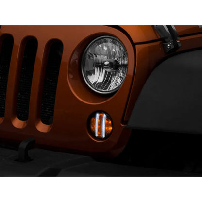 Raxiom 07-18 Jeep JK Axial Smoked LED Turn Signals | Jeep Wrangler JK (07-18) (J119943)