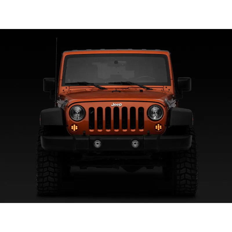 Raxiom 07-18 Jeep JK Axial Smoked LED Turn Signals | Jeep Wrangler JK (07-18) (J119943)