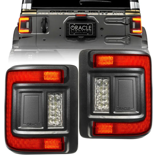 ORACLE Jeep JL/JT Flush Mount Tail Light Tinted | Jeep Wrangler JK/JL 07-26 (5884-504-T)