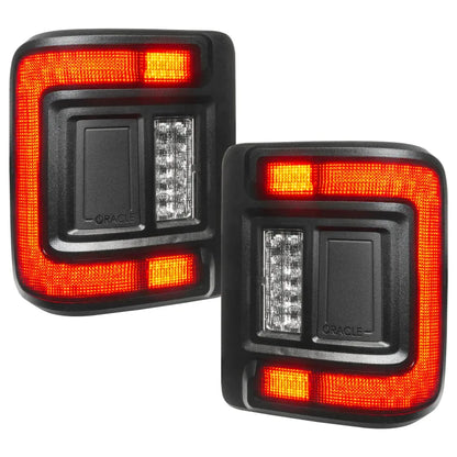 ORACLE Jeep JL/JT Flush Mount Tail Light Tinted | Jeep Wrangler JK/JL 07-26 (5884-504-T)