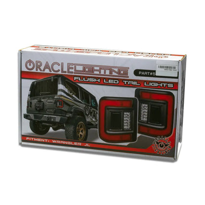 ORACLE Jeep JL/JT Flush Mount Tail Light Tinted | Jeep Wrangler JK/JL 07-26 (5884-504-T)