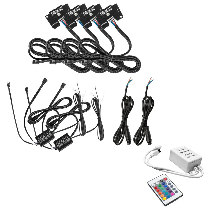 ORACLE Jeep JL/JT RGB+W Headlight DRL Kit | Jeep Wrangler JL/Gladiator JT 19-26 (1346-504)