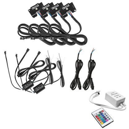 ORACLE Jeep JL/JT RGB+W Headlight DRL Kit | Jeep Wrangler JL/Gladiator JT 19-26 (1346-504)