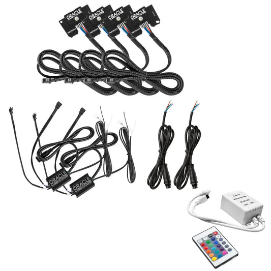 ORACLE Jeep JL/JT RGB+W Headlight DRL Kit | Jeep Wrangler JL/Gladiator JT 19-26 (1346-504)