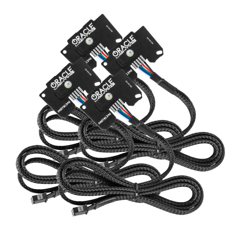ORACLE Jeep JL/JT RGB+W Headlight DRL Kit | Jeep Wrangler JL/Gladiator JT 19-26 (1346-504)