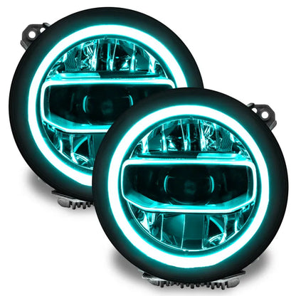 ORACLE Jeep JL/JT RGB+W Headlight DRL Kit | Jeep Wrangler JL/Gladiator JT 19-26 (1346-504)