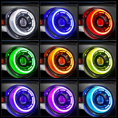 Oracle 2021+ Ford Bronco Oculus Bi-LED Headlights - ColorSHIFT RGB+W | Bronco (U725) (5886-BC2)