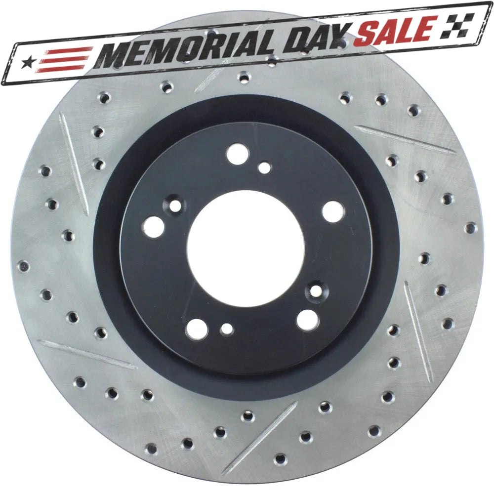 Stoptech Slotted And Drilled Brake Rotor | 2000-2009 Honda S2000 (127.40048L)