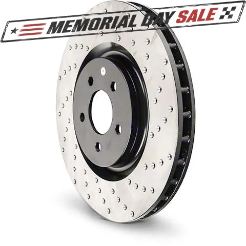 Stoptech Cross Drilled Rear Brake Rotor | 2017-2021 Honda Civic Type-R (128.40101L/R)