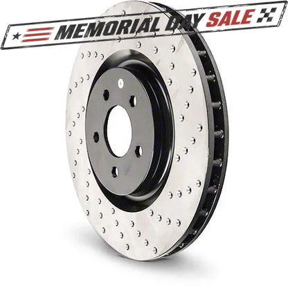 Stoptech Cross Drilled Rear Brake Rotor | 2017-2021 Honda Civic Type-R (128.40101L/R)
