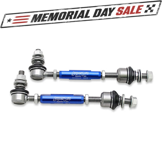 SuperPro Rear Sway Bar Link Kit - Heavy Duty Adjustable | 2007 - 2009 Toyota FJ Cruiser (TRC1085V)