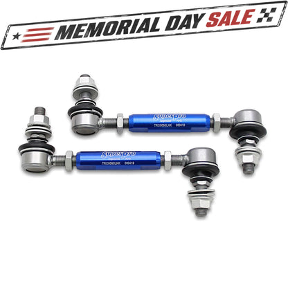 SuperPro Front Sway Bar Link Kit - Heavy Duty Adjustable | 2005-2010 Kia Sportage (TRC1285)