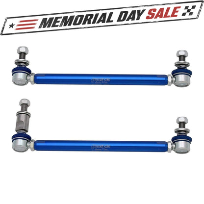 SuperPro Adjustable Front Sway Bar Link Kit | Multiple Audi/VW Fitments (TRC4301)