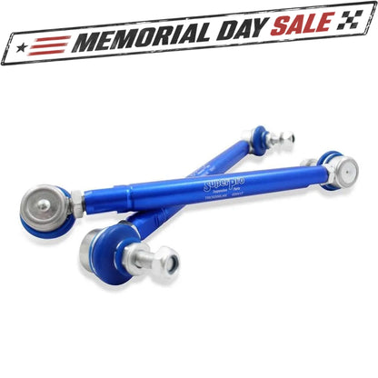 SuperPro Front Sway Bar Link Kit - Heavy Duty Adjustable | Multiple BMW Fitments (TRC10200)