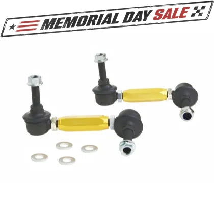 Whiteline Universal Swaybar Link Kit-Heavy Duty Adj Steel Ball w/ 10mm Ball Stud (KLC140-115)