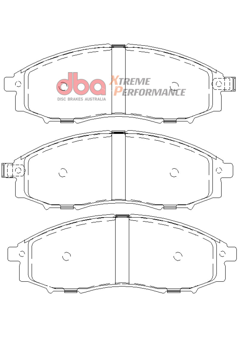 DBA XP650 Front Xtreme Performance Brake Pads | Nissan Xterra (00-04) (DB1439XP)