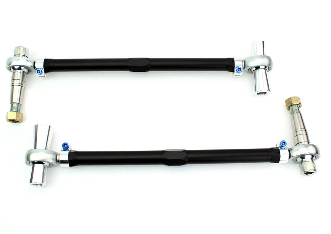 SPL Parts Titanium Series Front Tension Rods with Offset Spacers - 2015-2023 Ford Mustang (S550)