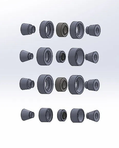 SPL Parts Rear Spherical Knuckle Bushing Kit - 2017-2020 Fiat 124 Spider (NF)