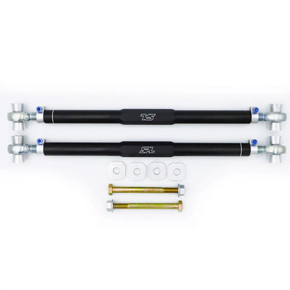 SPL Parts Rear Toe Arms with Eccentric Lockout Kit - 2016-2019 Cadillac ATS (Alpha)