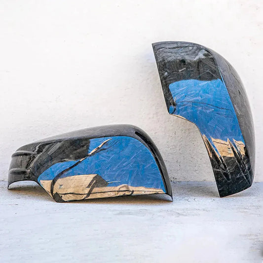 Compressive Tuning Carbon Fiber Mirror Caps | Subaru Impreza/Forester/Crosstrek (MRCAP-FCF-1N)