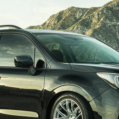 Compressive Tuning Carbon Fiber Mirror Caps | Subaru Impreza/Forester/Crosstrek (MRCAP-FCF-1N)