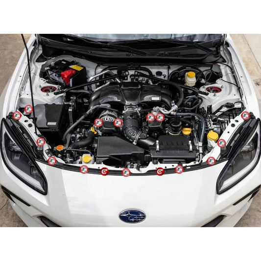 Compressive Engine Dress-up Clips 16 Piece Complete Kit 2022-2024 BRZ