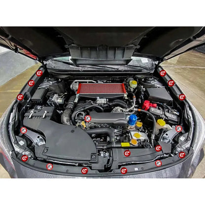 Compressive Engine Dress-up Clips 17 Piece Complete Kit 2020-2023 Outback XT