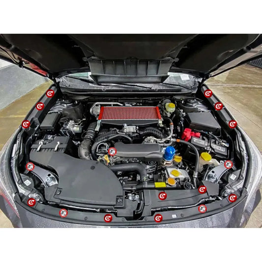 Compressive Engine Dress-up Clips 17 Piece Complete Kit 2020-2023 Outback XT