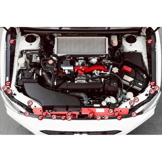 Compressive Engine Dress-up Clips 25 Piece Complete Kit 2015-2021 WRX / 2015-2021 STI