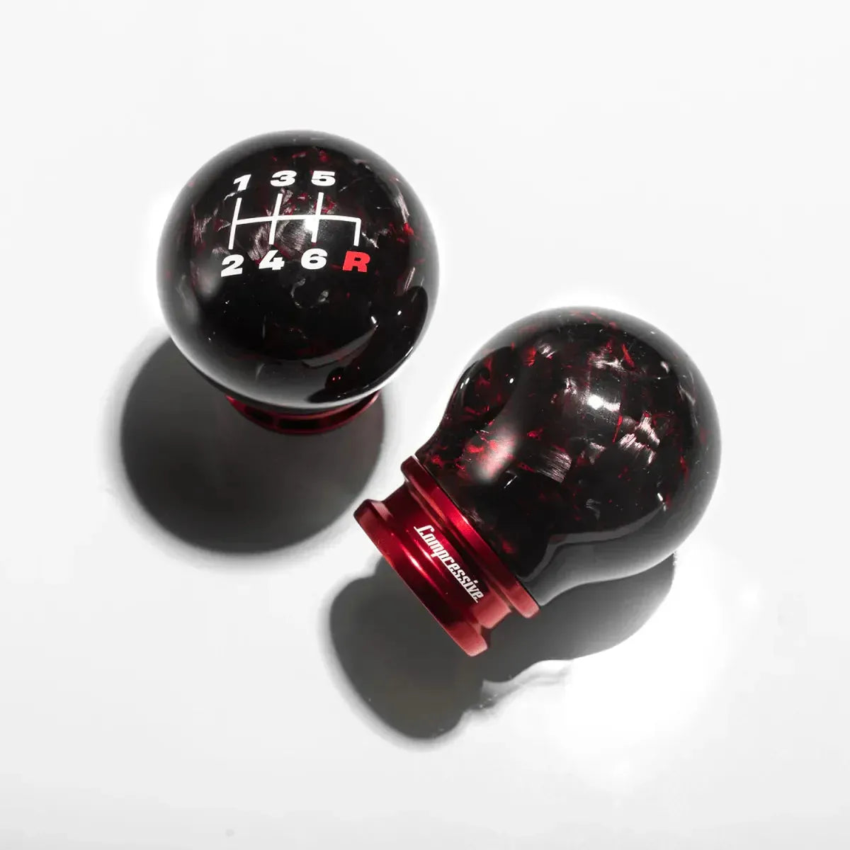 Compressive Tuning Forged Limited Edition Red Carbon Fiber Shift Knob Most Subaru Models
