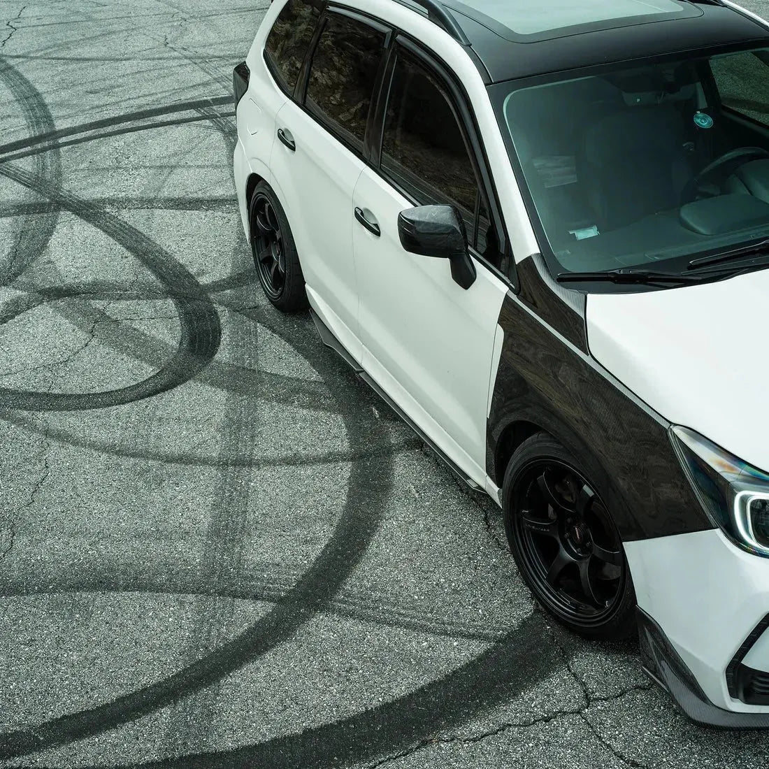 Compressive Tuning Revugu Adjustable Side Skirts 2014-2018 Forester