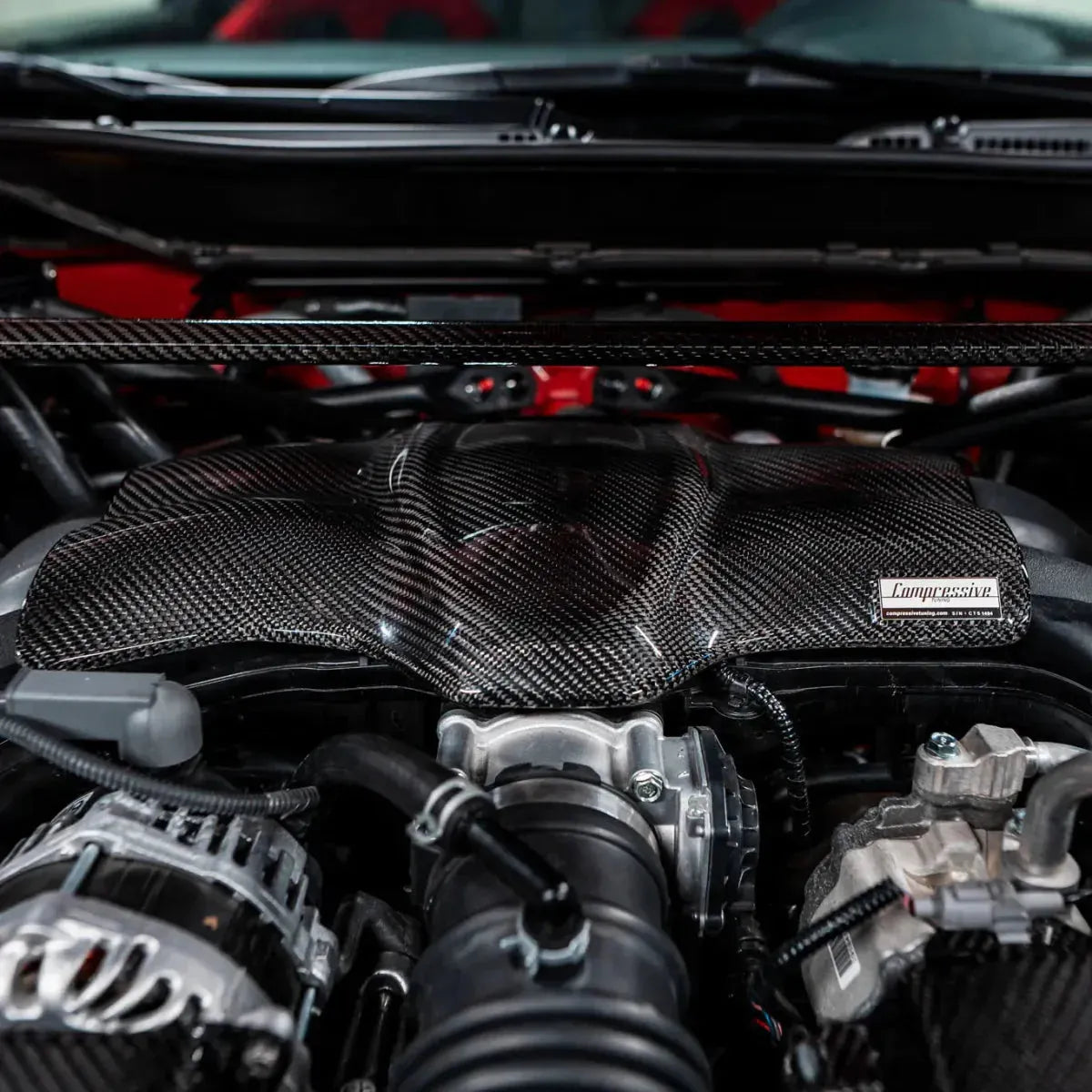 Compressive Tuning EngineArt Carbon Fiber Intake Manifold Cover 2022-2024 BRZ / 2022-2024 GR86
