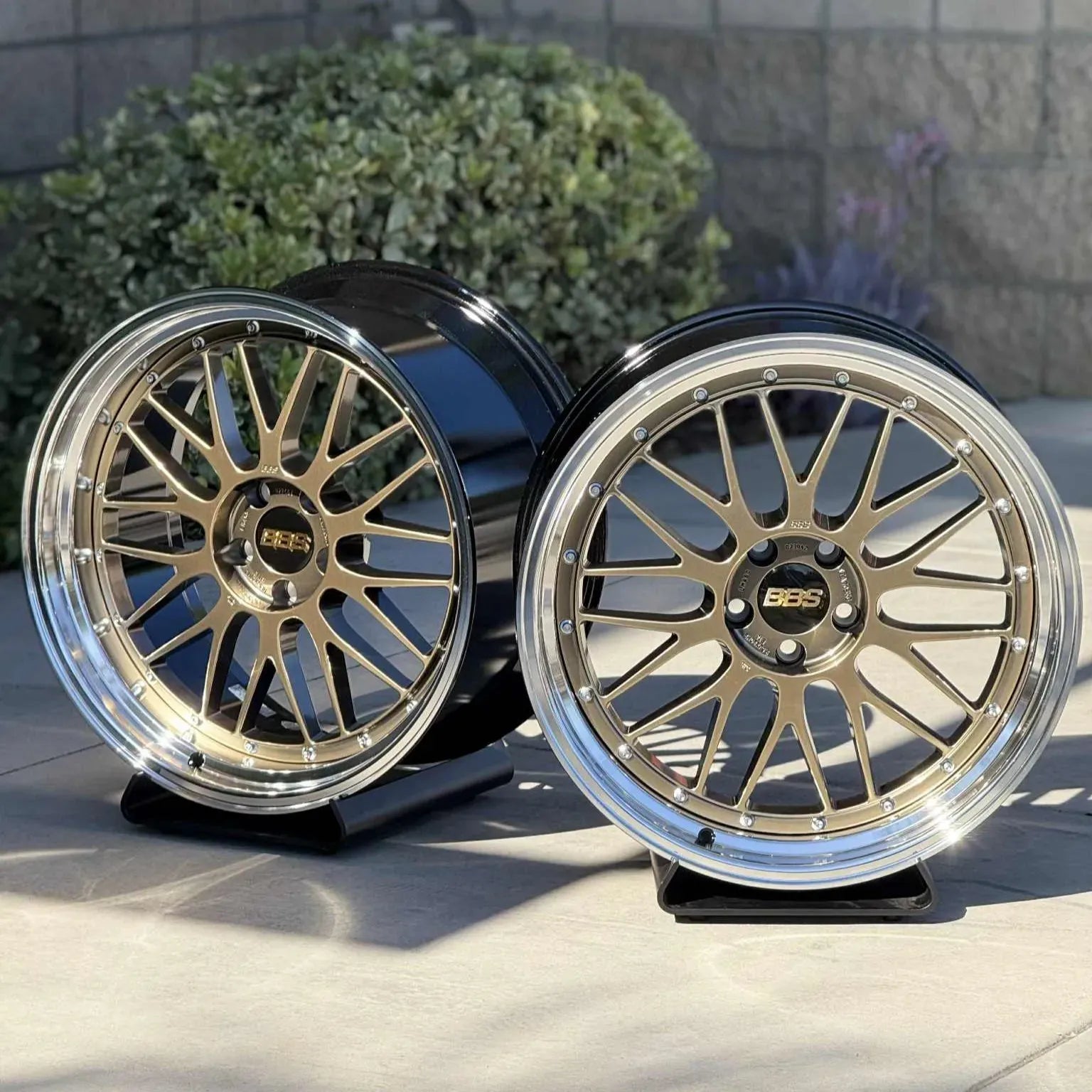 BBS LM 19x9.5 +23, 19x11 +35 5x112 Diamond Gold (SET)