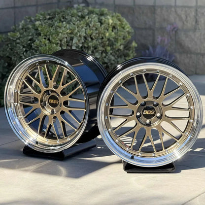 BBS LM 19x9.5 +23, 19x11 +35 5x112 Diamond Gold (SET)