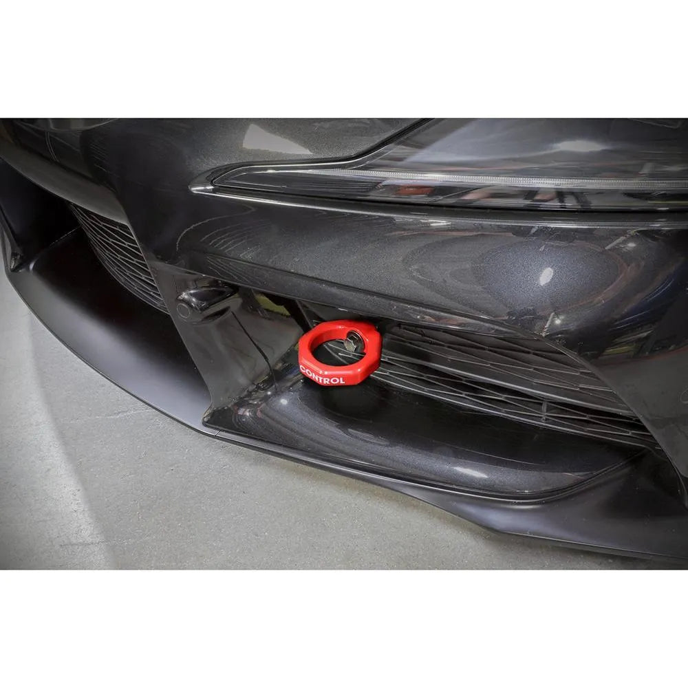 aFe CONTROL Rear Tow Hook Red | Toyota GR Supra (20-21) / Toyota Supra (20-26) (450-721002-R)