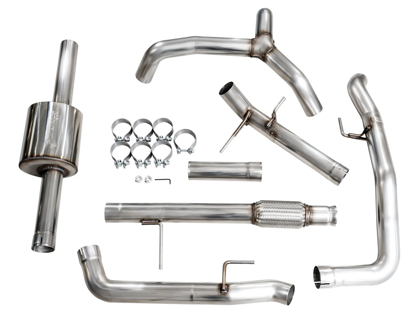 AWE Tuning 4th Gen GM 1500 5.3L Catback Split Rear Exit | Silverado/Sierra (3015-31200)