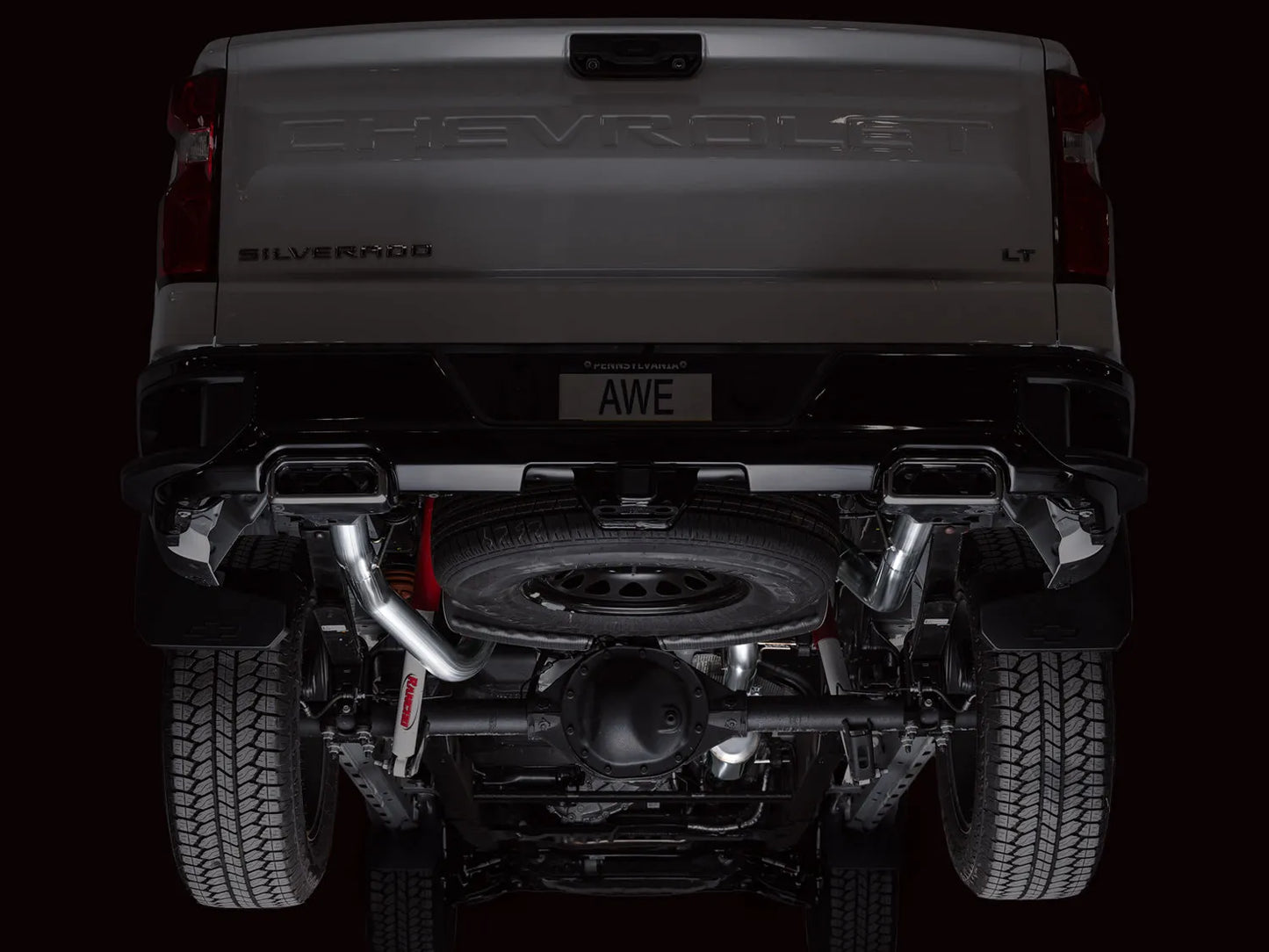 AWE Tuning 4th Gen GM 1500 5.3L Catback Split Rear Exit | Silverado/Sierra (3015-31200)