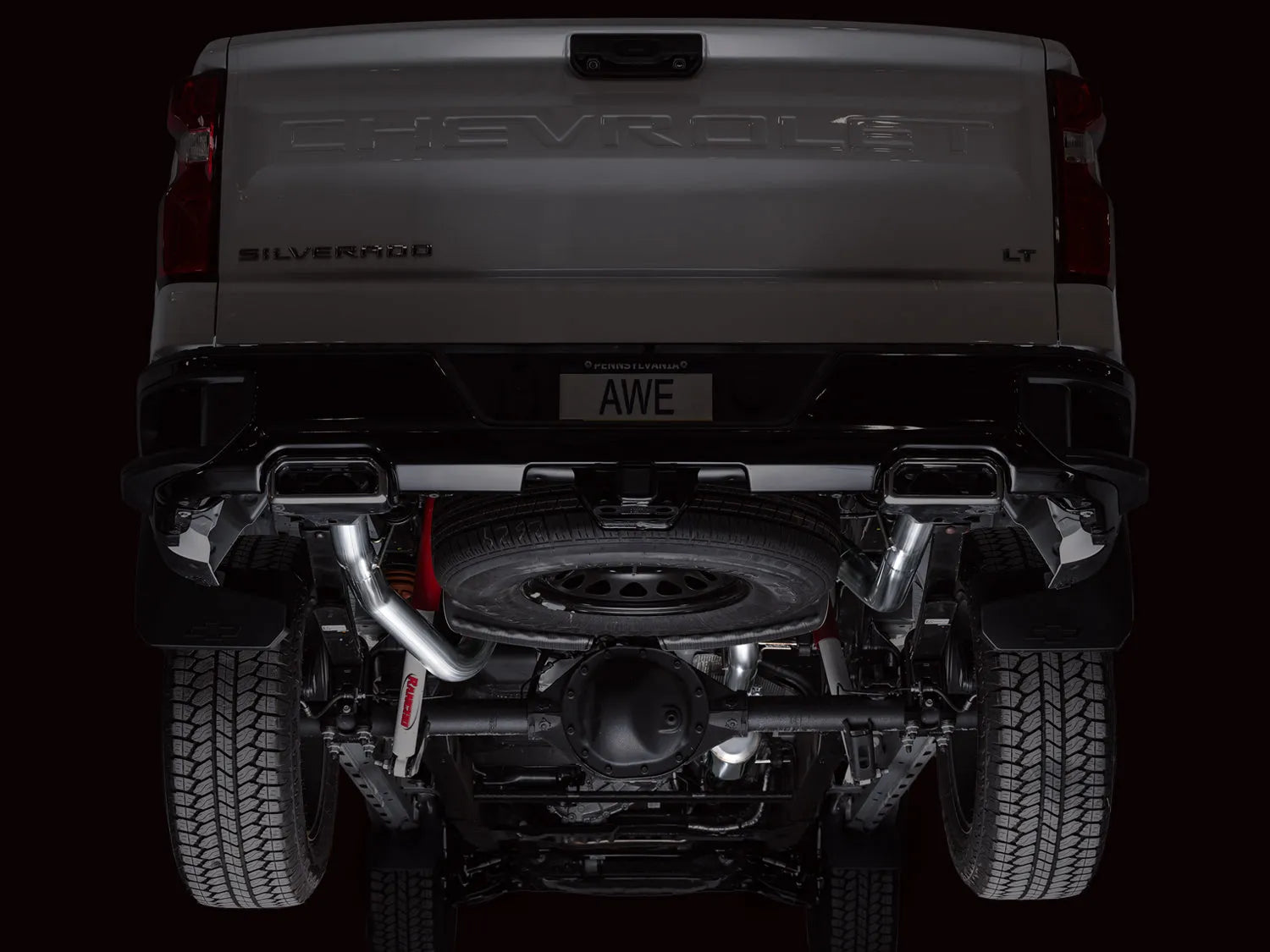 AWE Tuning 4th Gen GM 1500 5.3L Catback Split Rear Exit | Silverado/Sierra (3015-31200)